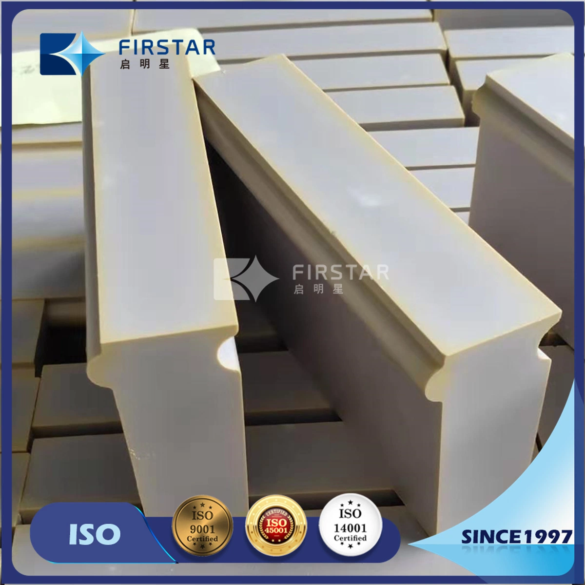 Density 6.0g/cm3 Zirconia Tiles and Zirconia Bricks for Ball Mill Liner