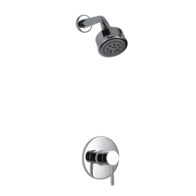 Bathroom Brass Shower Faucet Fixture Concealed Install Bath Shower Mixer Faucet