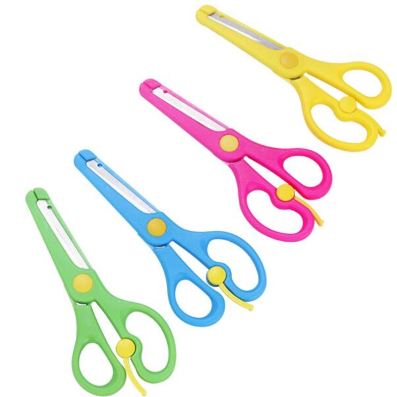 Plastic Safety Student Scissors Cartoon Scissors