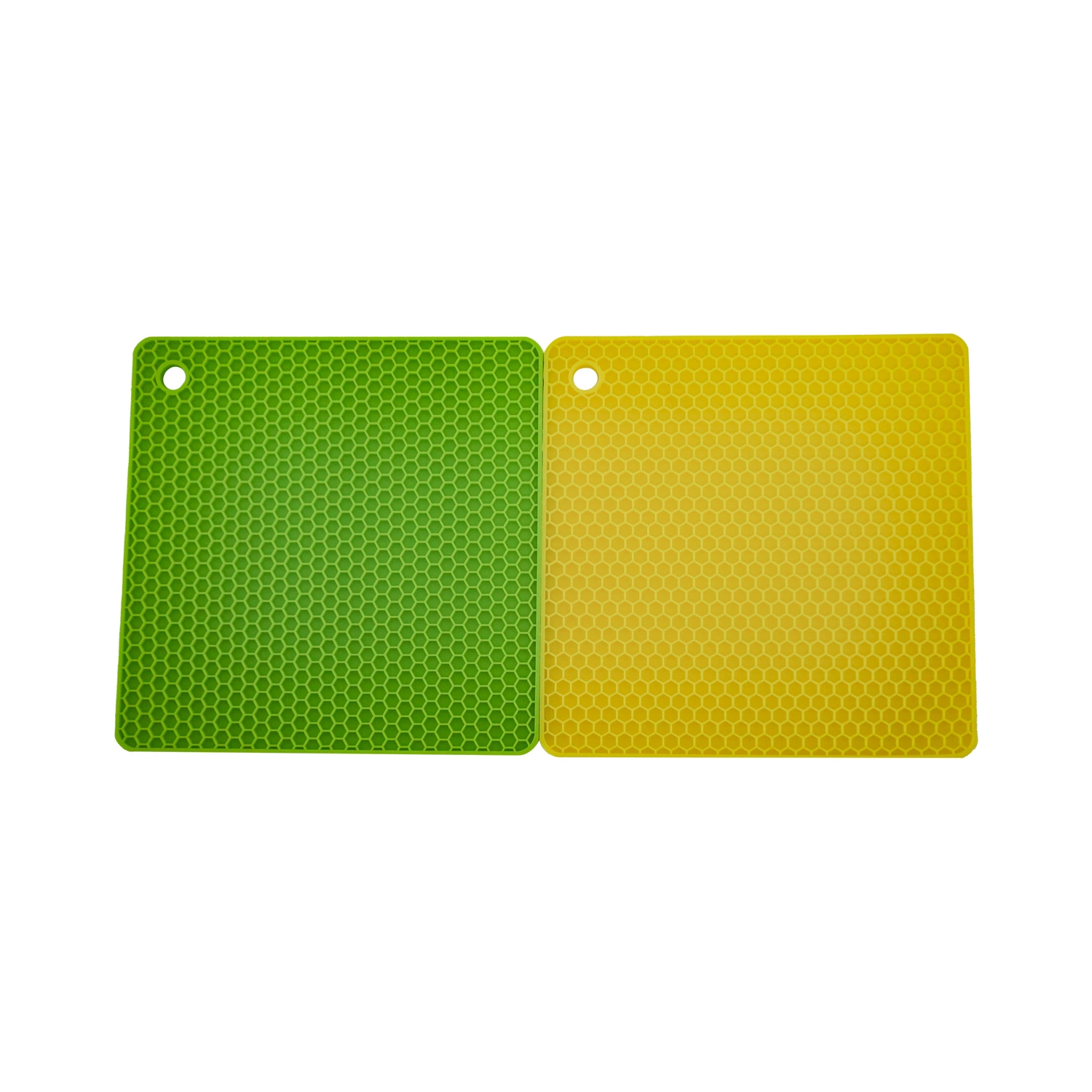 Heat Temperature Resistant Non-Slip Round Honeycomb Insulation Mat Food Grade Placemat Silicone Mat