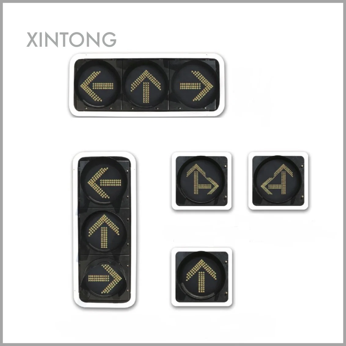 Vehicle Yellow Xintong by Carton 200mm LED Traffic Signal Light