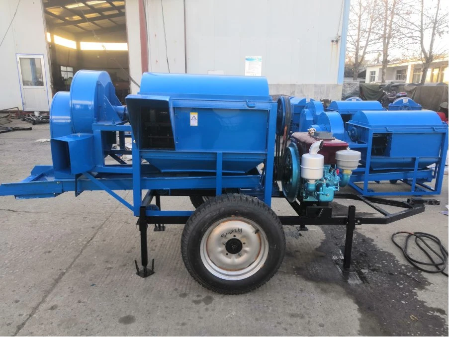 12HP Diesel Engine Soybean Special Huller Farm Soybean Breaker Harvester Soybean Sheller