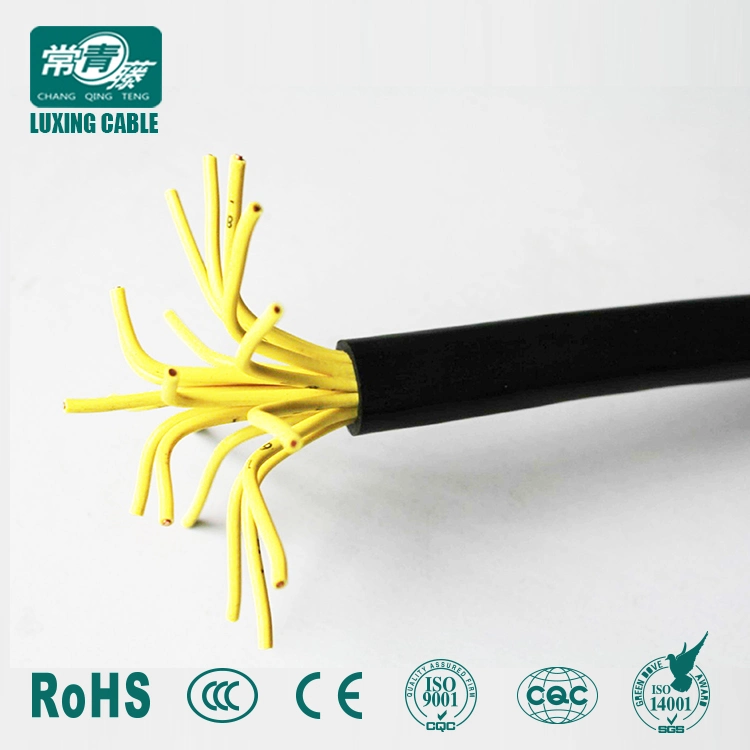 Flexible Copper Rvv Cable 5 Core 4mm Electrical Wire