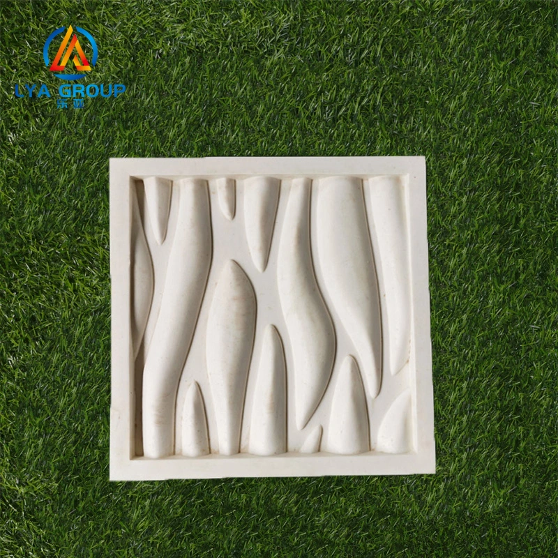 Резиновые пластиковые конкретные формы для 3D-гипса настенной панели стены каменными плитками