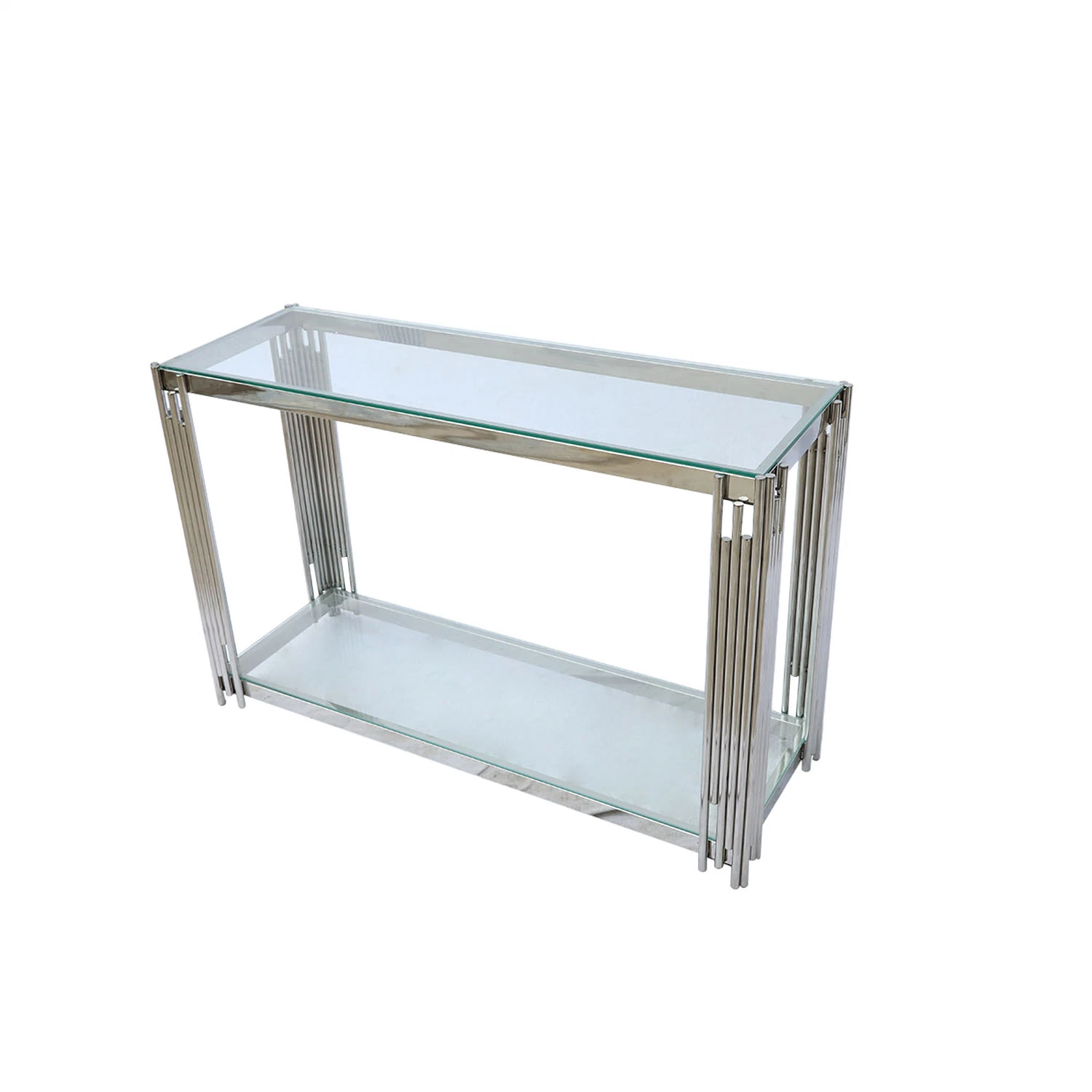 Wholesale/Supplier Smart Design Modern Style Glass Console Table Metal Base Hallway Living Room Furniture