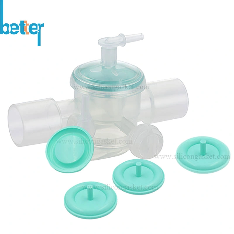 Clear Silicone/Silikon Bonded to Metal Membrane Seal Rubber Diaphragm