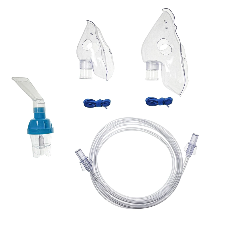 Simple médico respirador de PVC Nebulizador pediátrico cara Mascarilla