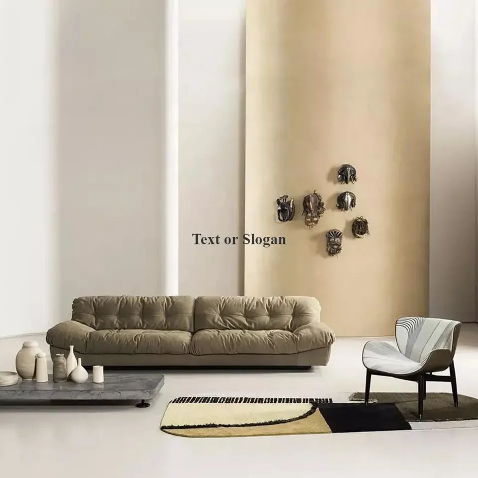 Современный гостиной диван оптом популярные нубук ткани Софа набор Могла бы Sectional Итальянская мебель Sofa Design Home