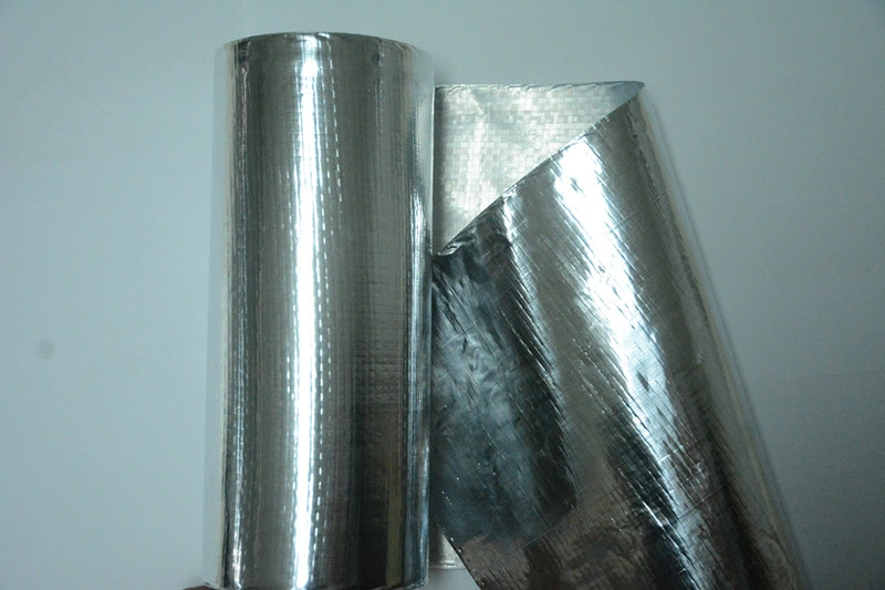 Barrera de vapor de aluminio perforado tejido reforzado