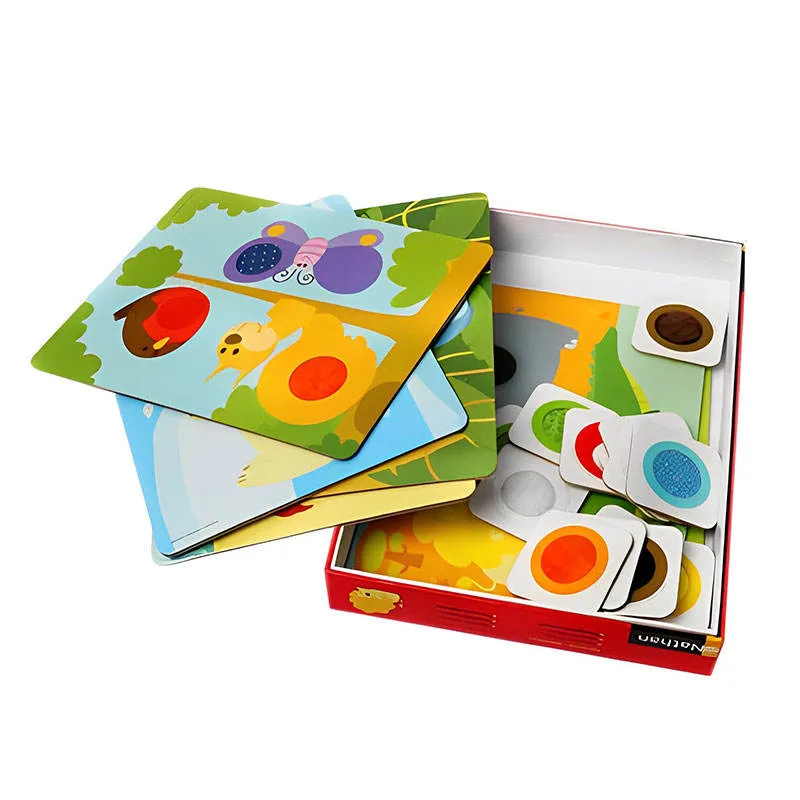 Early Childhood Intelligence Development Boys and Girls Brain Flat Picture Printing Card