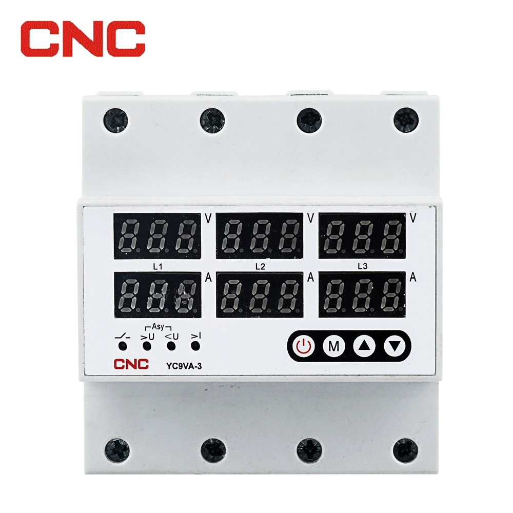 Factory 40/63/80A 40A 63A 80A Automatic Voltage Protector Overvoltage Protection Over Relay