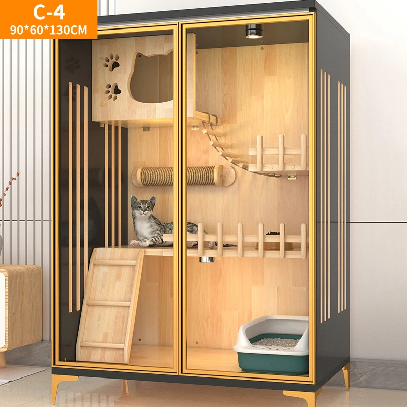 Factory Price Cat Villa Cat Wooden Houses for Pet