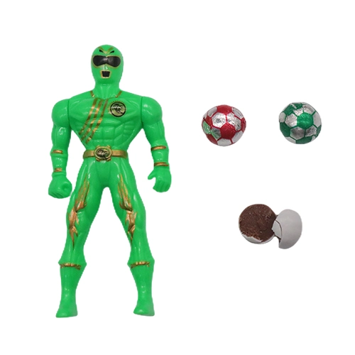 2023 New Product 3 in 1 Football Man Toy Chocolate Ball Candy