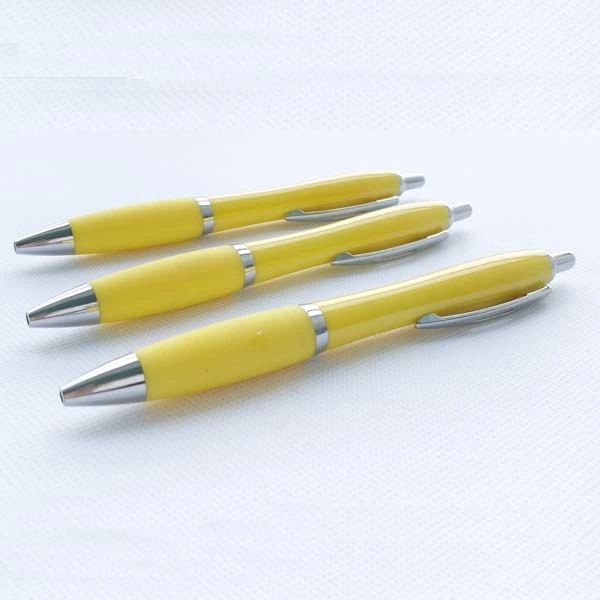 Yellow Color Hotel Use Customer's Printing Promotion Wholesale/Supplier Ball Pen