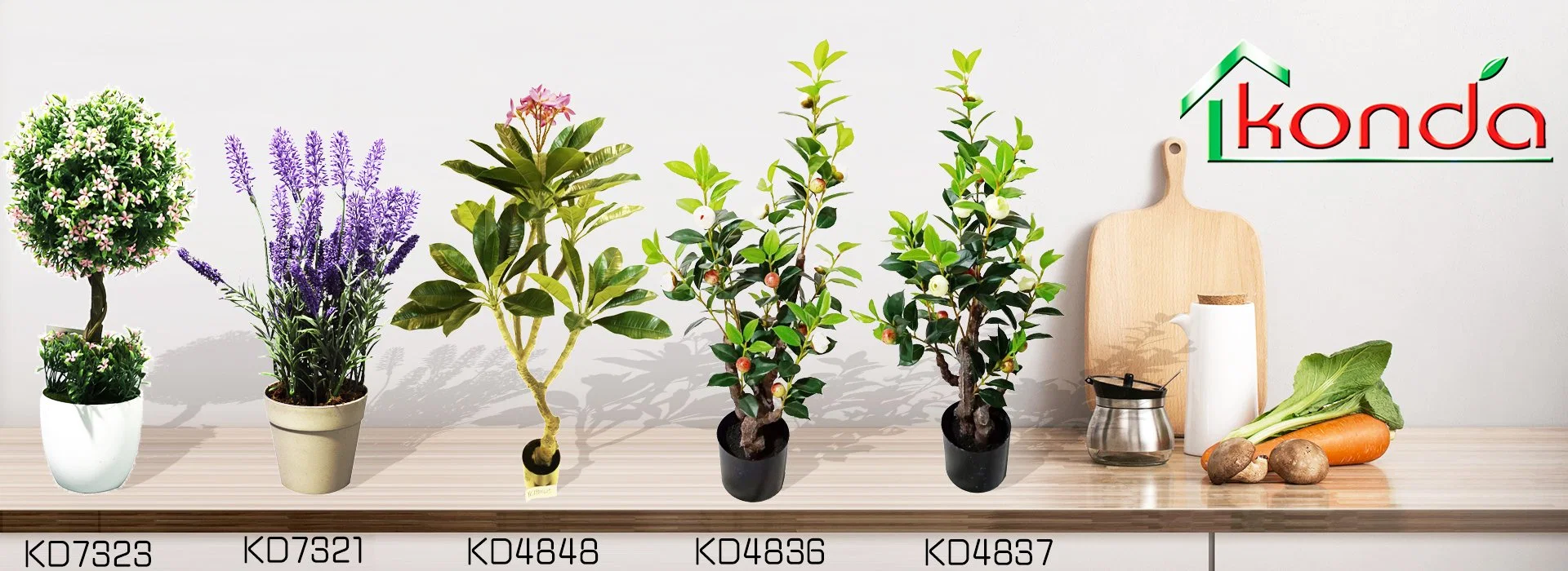 Decorative Wholesale/Supplier Artificial Flowers and Plants Bonsai Plants