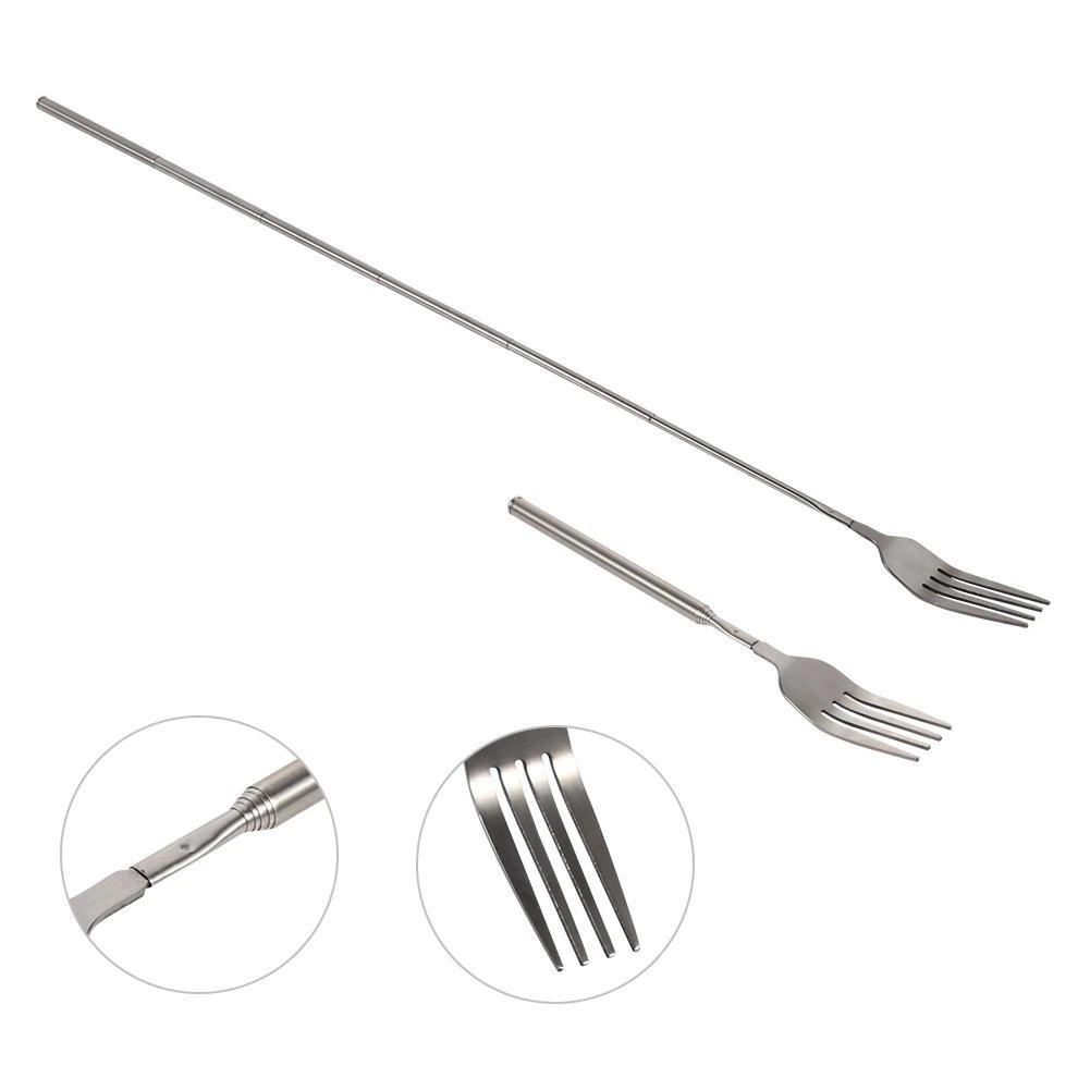 Custom Wholesale/Supplier Portable Stainless Steel Telescopic Grill Fork