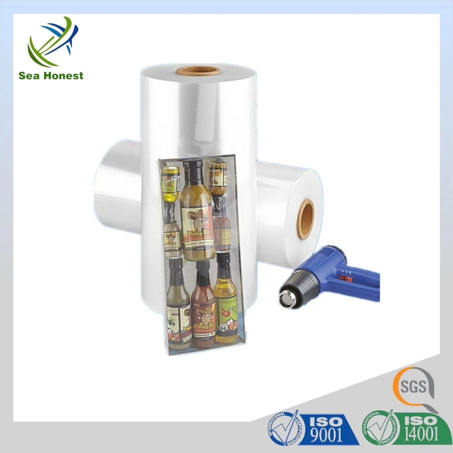 Original Factory POF Shrink Film with Thickness 10-30micron for Label Use