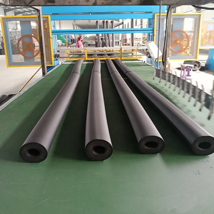 Elastomeric NBR PVC Rubber Foam Air Conditioning Pipe Tube Cold Media Copper Pipe Insulation