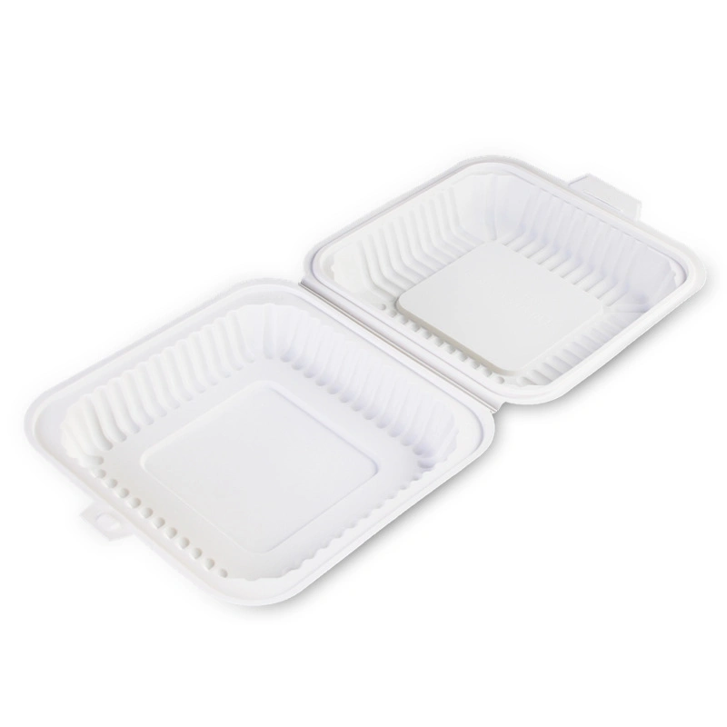 Wholesale/Supplier Disposable Tableware 1000ml Cornstarch Food Packaging Microwave Safe Lunch Box