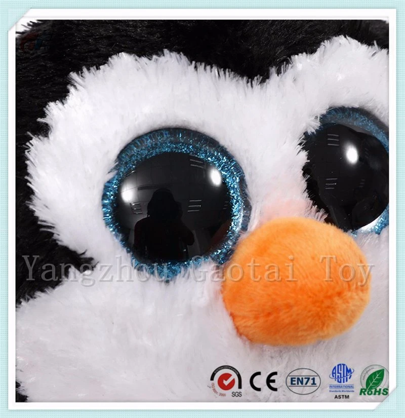 Ty Ojos grandes animales de peluche Pingüino de peluche juguete Bebé