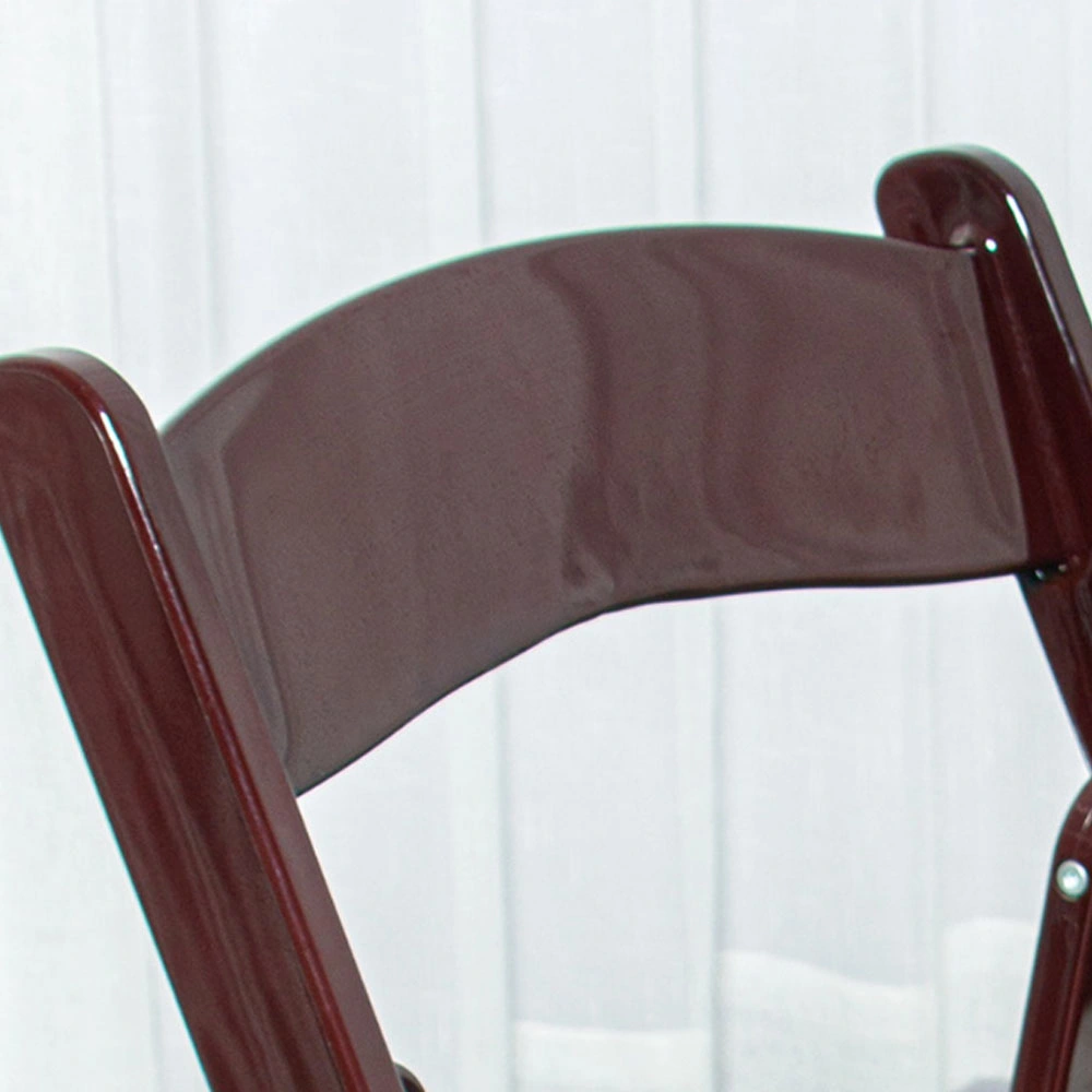 Modern Wholesale/Supplier Foldable Brown Plastic Dining Party Resin Folding Chairs for Events