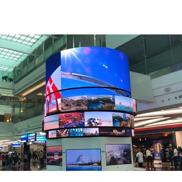 P6 tela LED flexíveis no interior de painel de LED de publicidade/exibe o preço da tela da TV