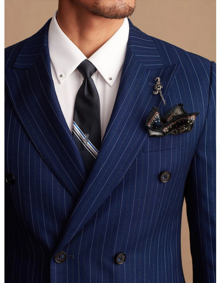 Factory Custom Wholesale/Supplier New Recreational Business Chequered Men's Formal Suit Set