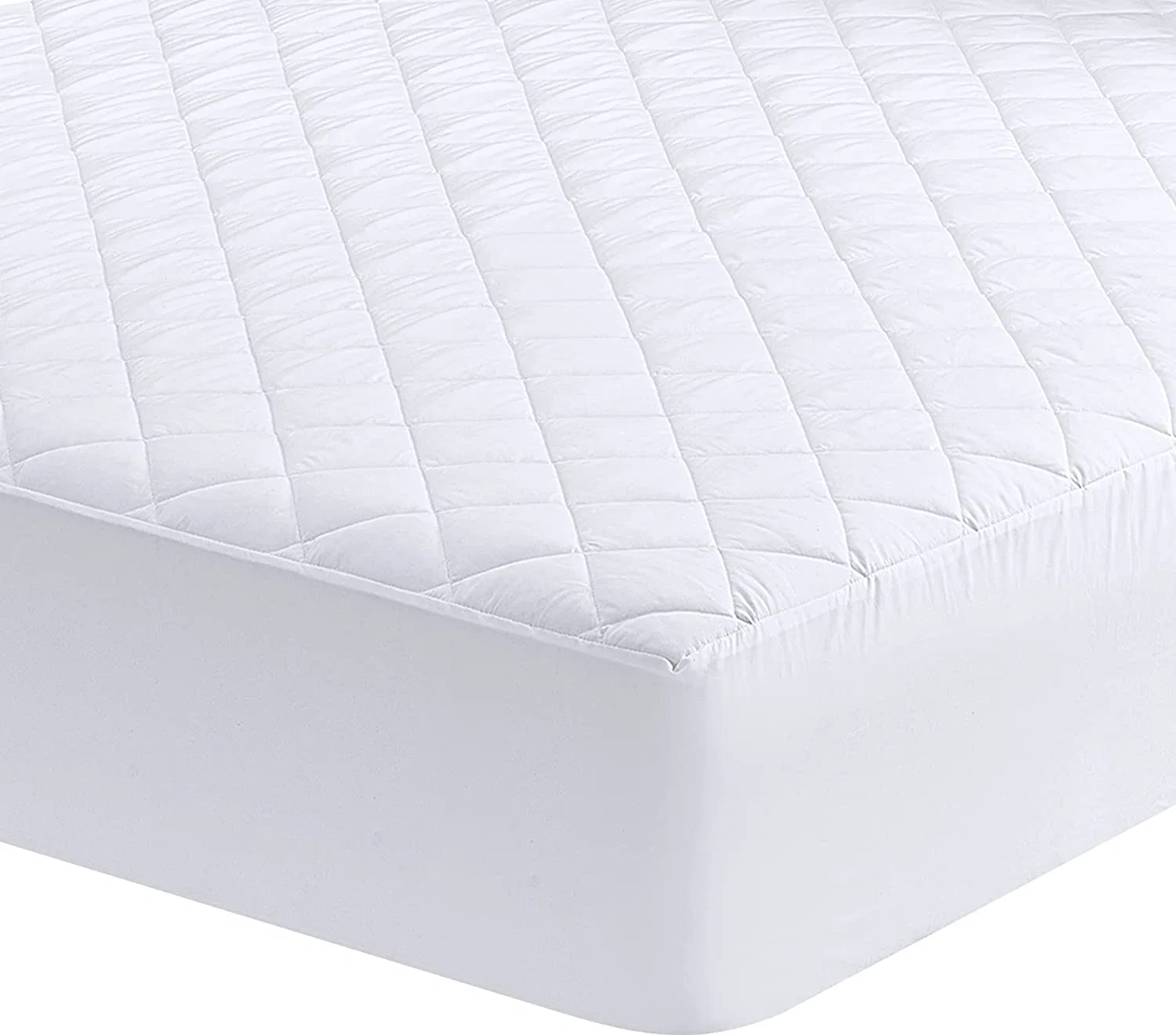 Ultrasonic Embossing Waterproof Fitted Sheet Mattress Protector with TPU Lamination