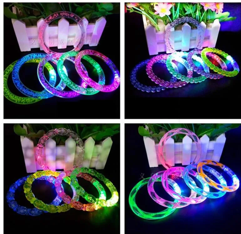 Glow LED Bracelet Wristband Light up LED Bracelet Bangle