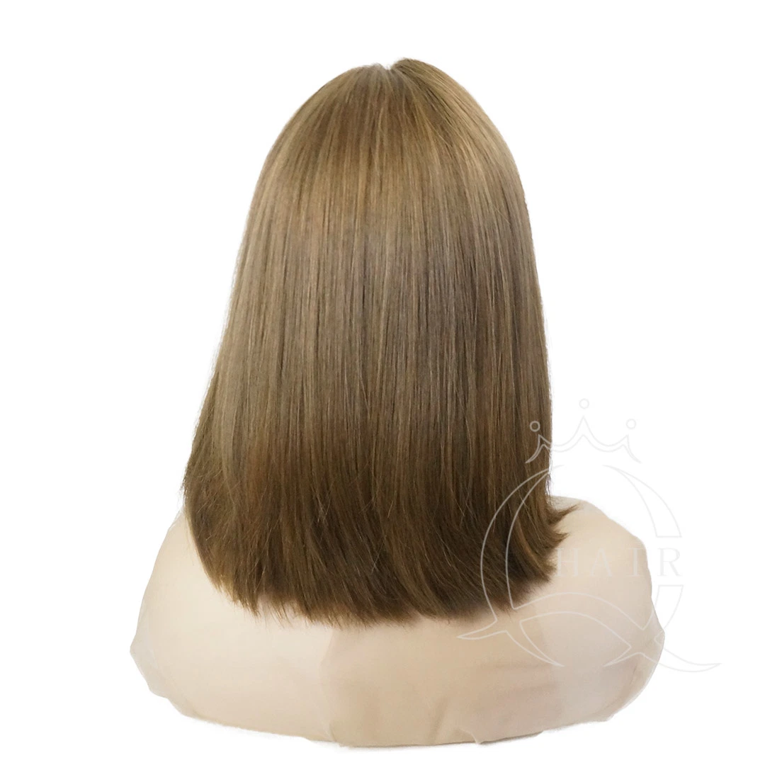 Mayorista de alta calidad de pelo humano Wig encaje invisible Wig personalizado Wig