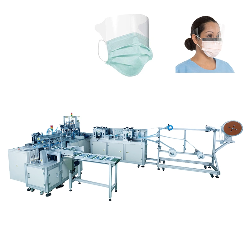 Automatic High-Efficiency Fluidshied Anti-Free Surgical Mask Making Machine