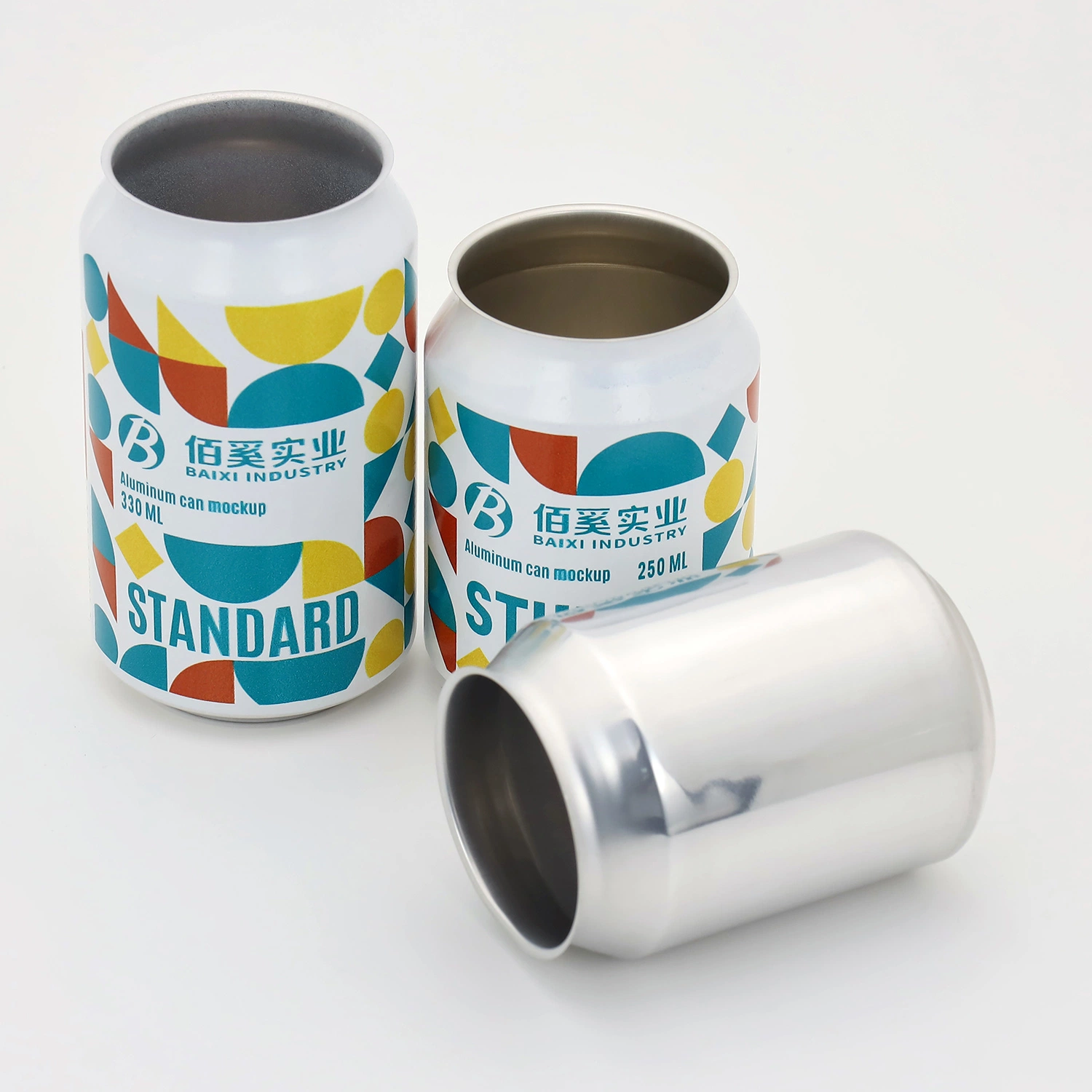 Customization Standard Stubby Sleek Slim Model Aluminum Beverage Cans with Sot Rpt Easy Open End