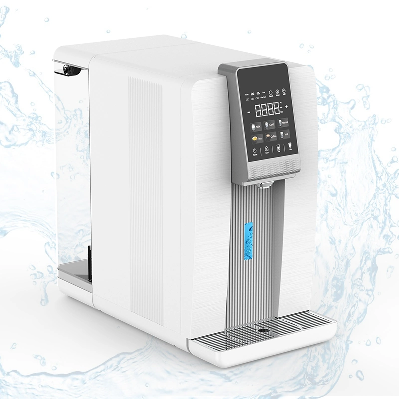 Counter Top Touch Screen Reverse Osmosis Hydrogen Water Drinking Purifier Dispenser with Filter System