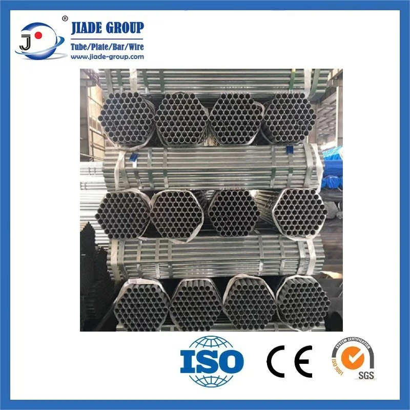 Welded Carbon Seamless Steel Tube Sch40 Sch60 Sch80 Square Hot DIP Galvanized Steel Pipe