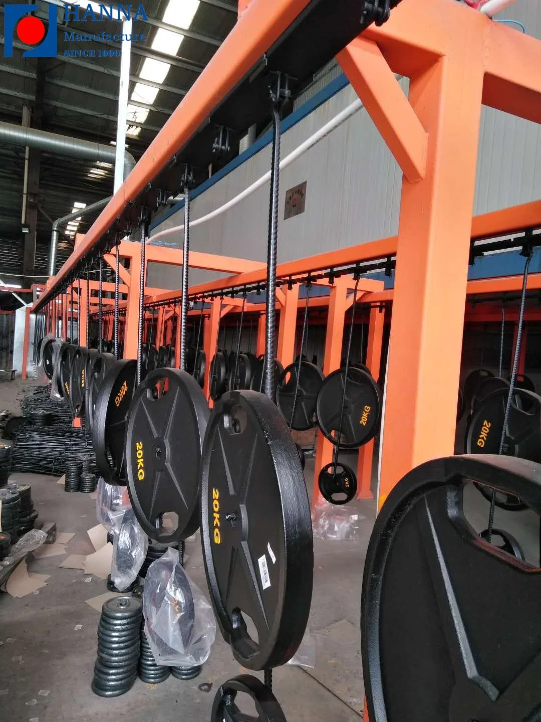 Anti-Corrosion Automatic Powder Coating Painting Line for Outdoor Sports Equipment