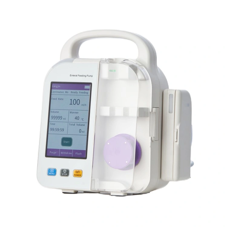 Clinic Mini 4 Inch Touchscreen Double CPU Enteral Feeding Pump for Home Use