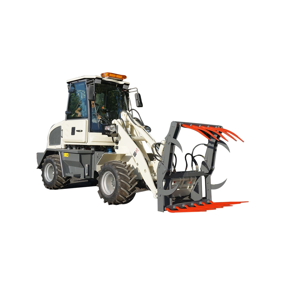 Engineering Use Wheel Loader with CE EPA/Lifting Hook/Grass Mood Grab Fork/Hydraulic Torque Converter