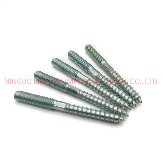 Factory Wholesale/Supplier Double Head Carbon Steel Rod Screw Double End Adjustable Threaded Rod