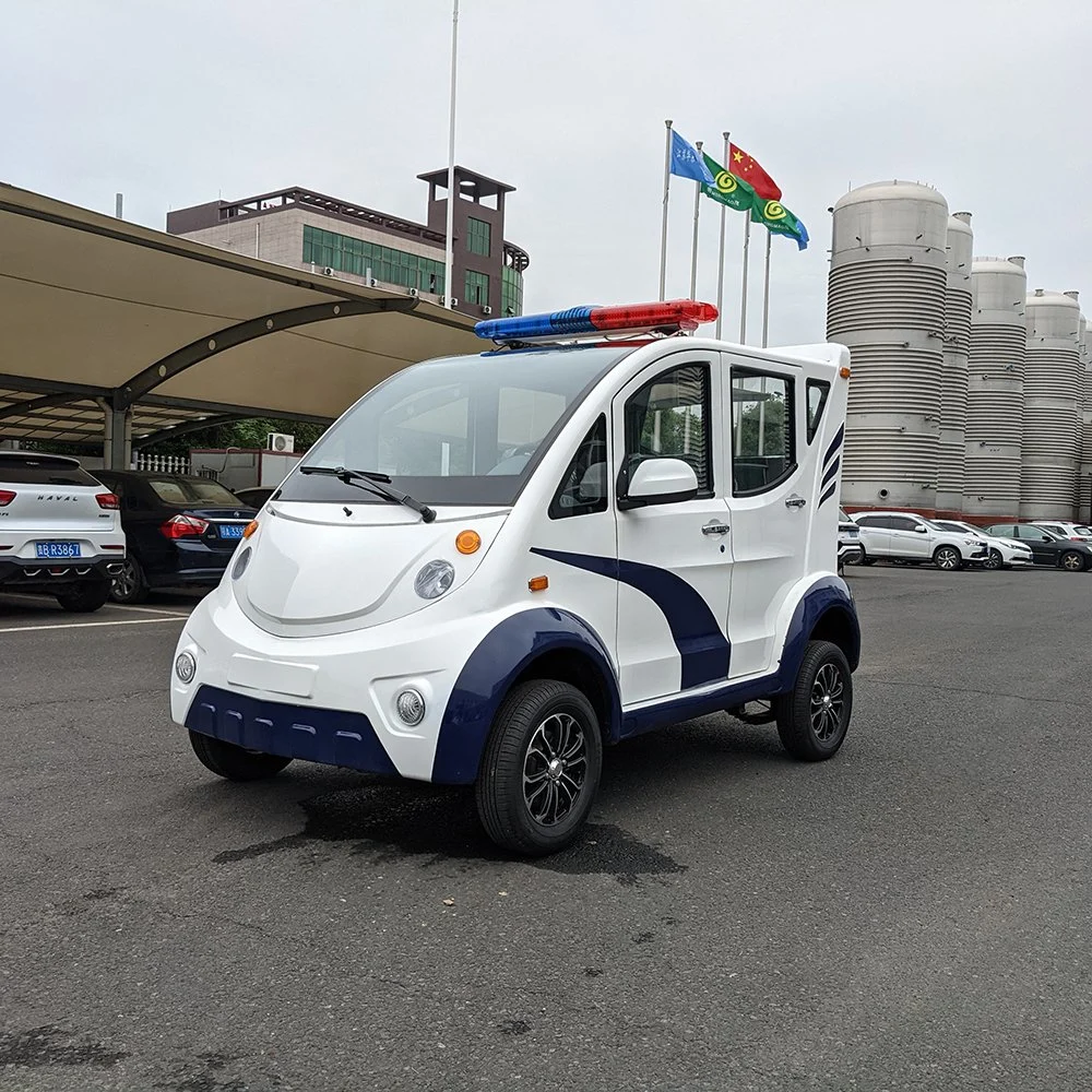 Electric Four-Wheel 5-Seater Closed Patrol Vehicle Car in Large Enterprises