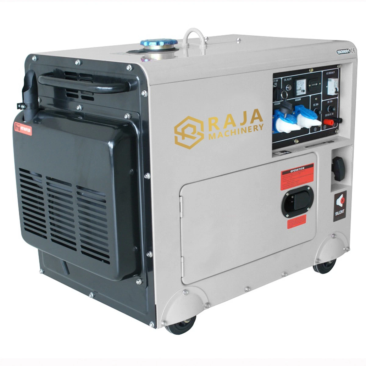 Faible bruit 8.5HP 50HZ 5KVA 5KW portable 5000W générateurs silencieux pour la vente