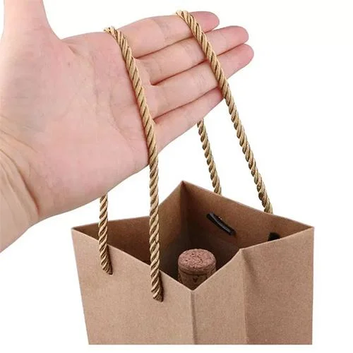 Red Wine Tote Bags, Kraft Paper Bags, Different Colors Wholesale/Supplier Shenzhen Factory Direct Sales