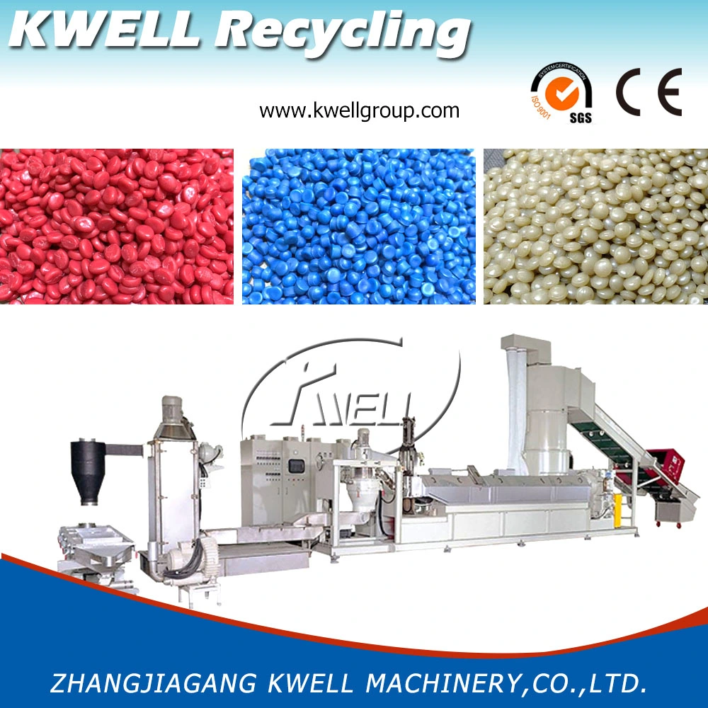 Plastic Pelletizing Line PE Granulating Extruder Machine for Recycling Clean HDPE/LDPE/ABS