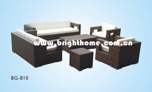 Outdoor Sofa Set PE Rattan Wicker Bg-810