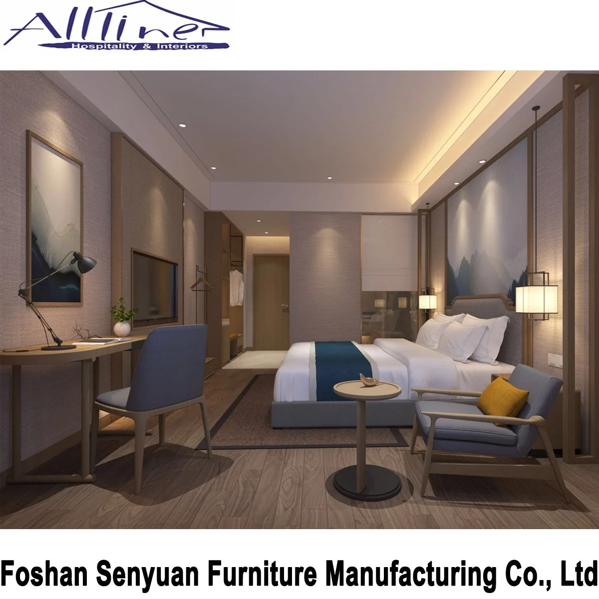 Luxury Customized Hotel Bedroom Office Furniture for Work