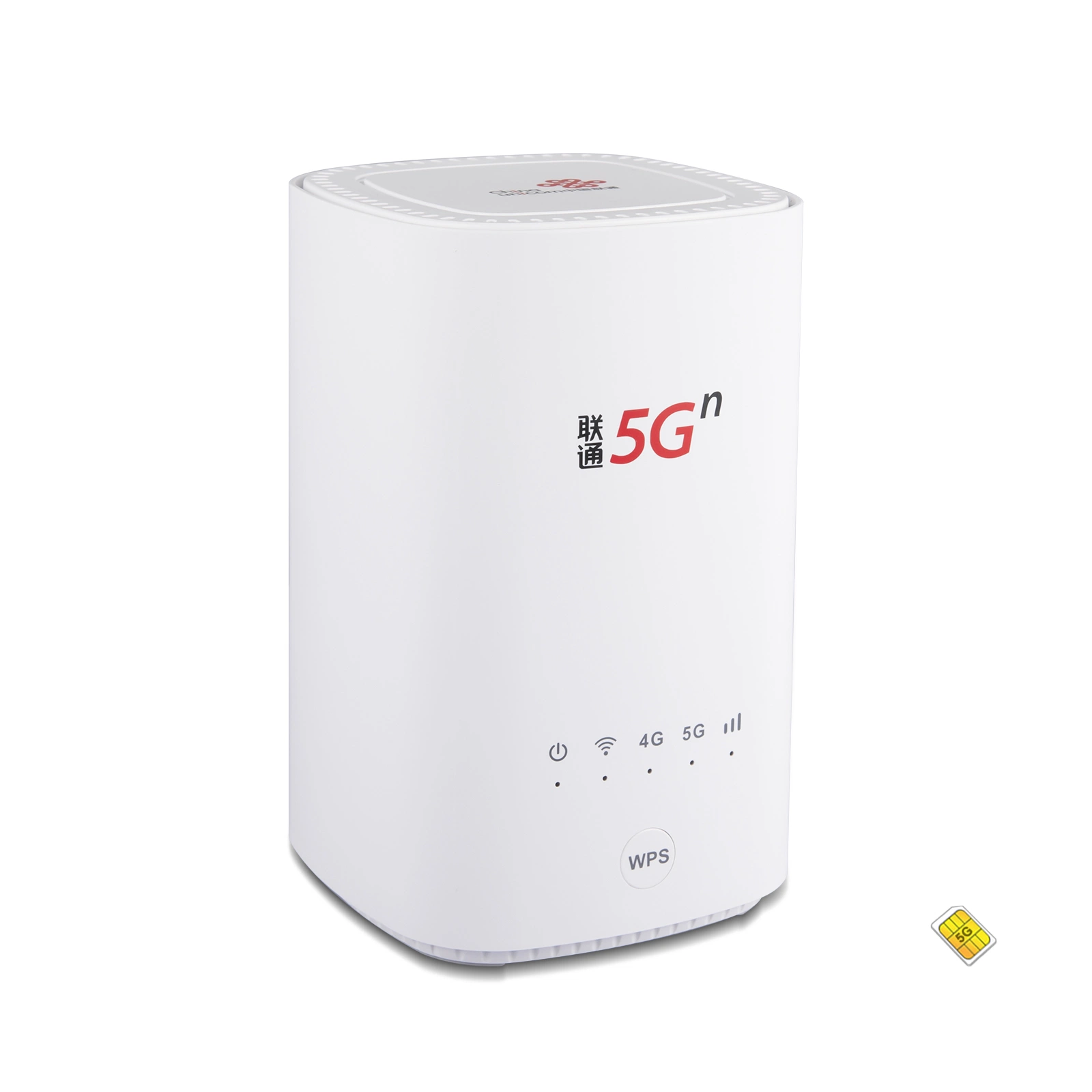 Original China Unicom 5g CPE Vn007+ Wireless CPE PRO Routers with SIM Card Support 5g Nsa/SA Nr N1/N3/N8/N20/N21/N41/N77/N78/N79