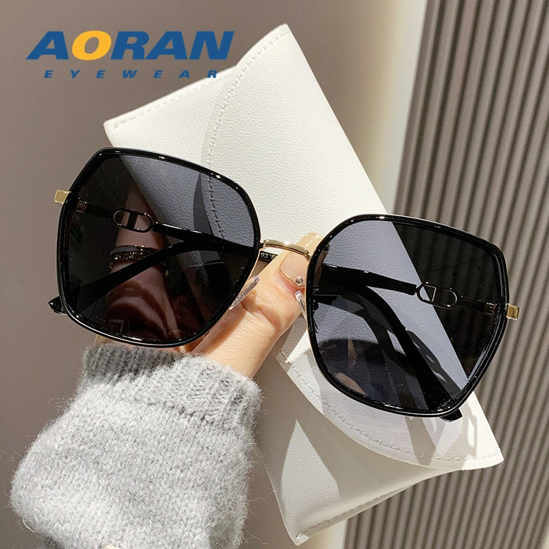 New Italy Design Black Round Shape Quality Acetate Handmade Sunglasses