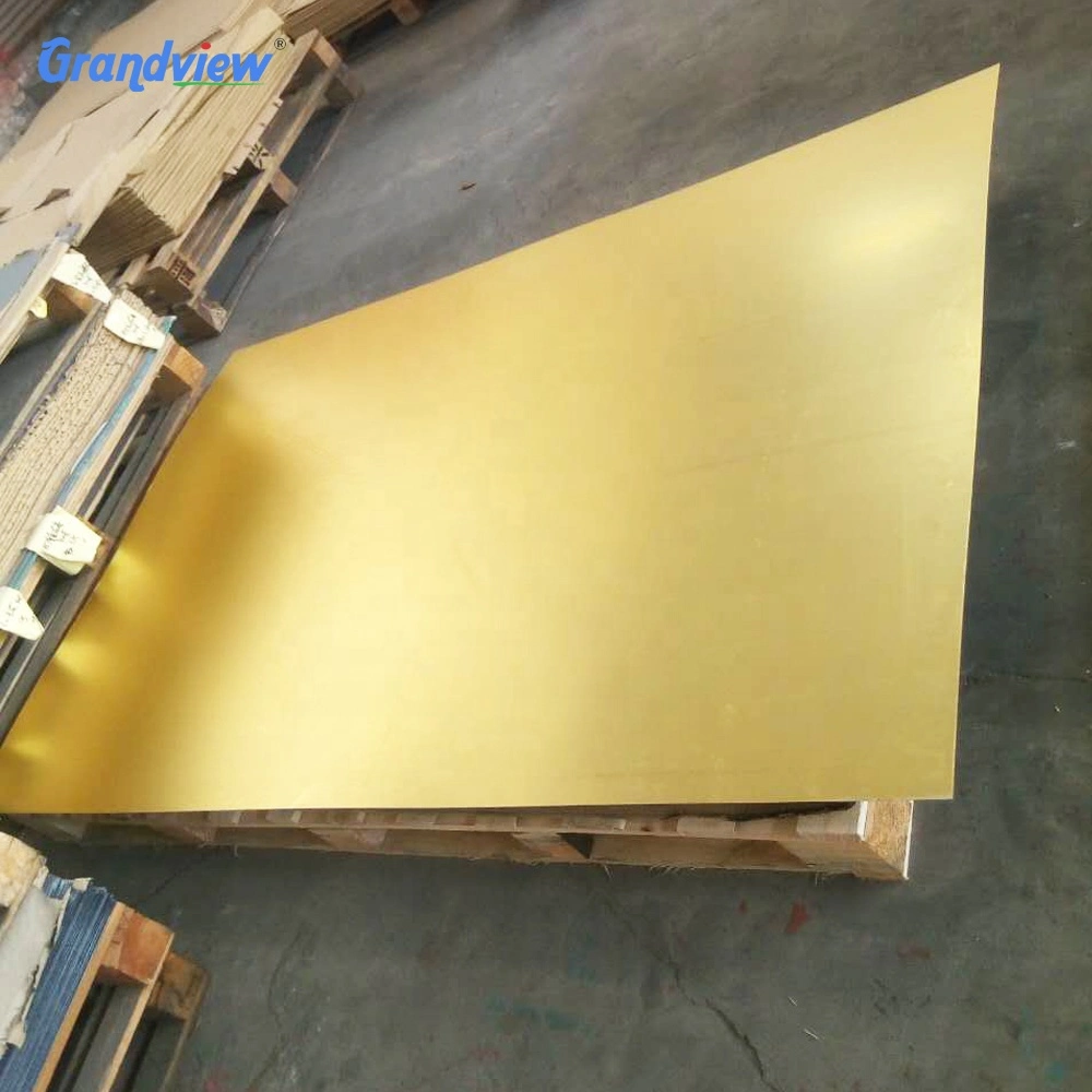 2 mm Two -Way Mirror Sheet One Side Silver, One Side Dark Golden Acrylic Mirror Panel