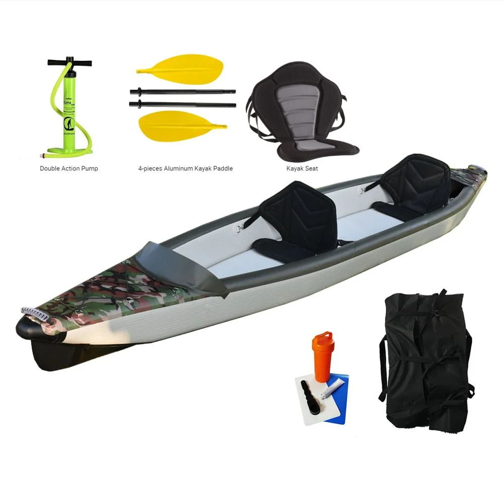 New Design Foldable PVC Drop Stitch River Kayak Inflatable