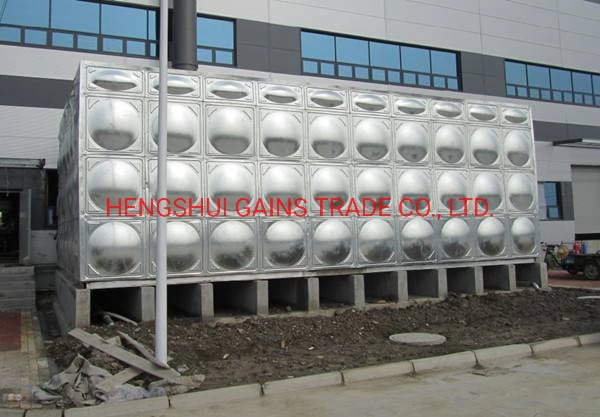 SS304 SS316L Stainless Steel Sectional Panel Water Tank