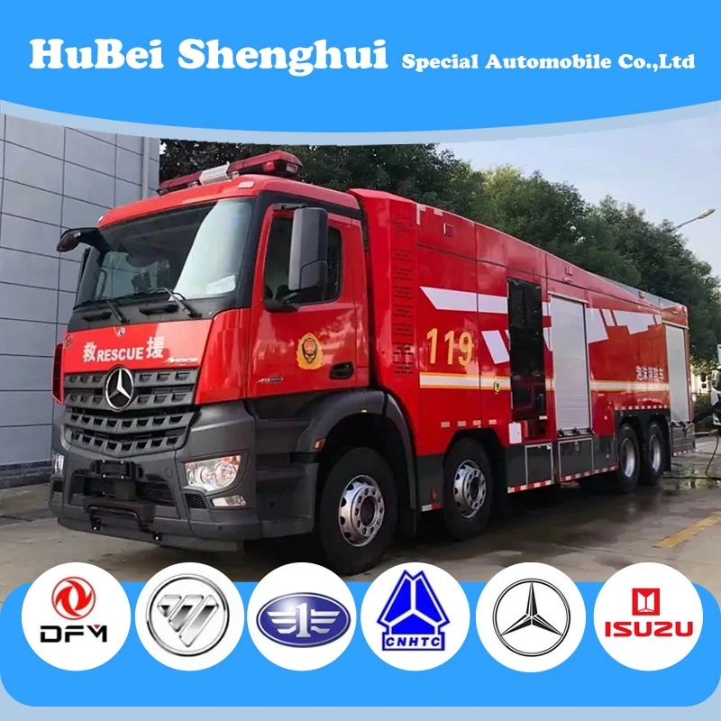 Factory Directly Sale HOWO 12, 000L 3, 000 Gallons Fire Fighting Truck Water Foam Tank Fire Engine Truck Price